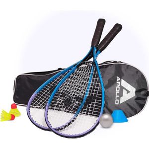 KIT BADMINTON Kit Raquettes Badminton de Différentes Couleurs pour Adulte et Enfant - Raquettes Squash – Balle, Sac Badminton, Volant Badmint60