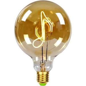 AMPOULE - LED Ampoule rétro, lettre Led Edison ampoule décorative E27 4W 220-240V pour chambre à coucher mariage (crochet)[D18108]