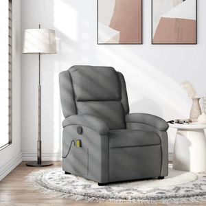 Fauteuil Relax Rembourré,fauteuil Cabriolet,en Lin,avec Accoudoirs Et Dossier Haut,gris Foncé
