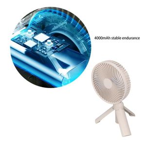 VENTILATEUR RHO-ventilateur portatif Ventilateur de bureau avec Support télescopique, ventilateur sur pied electromenager ventilateur