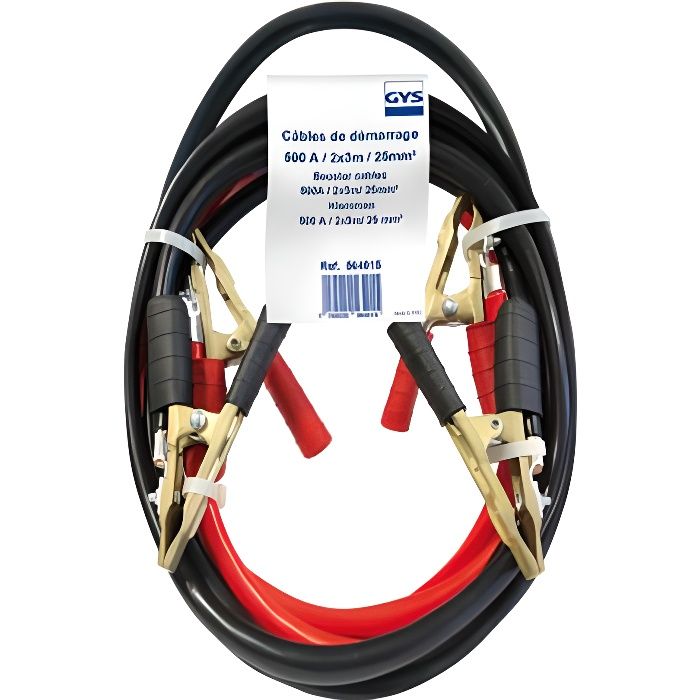 Câble de démarrage 25mm x 3,5m CARREFOUR : le câble à Prix Carrefour