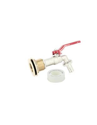 Vanne à bille en laiton à angle droit, à 2 voies, pour gaz, Rp 3/4 pouce