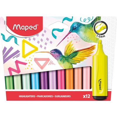 BIC Intensity Dual Tip Stylos Feutres Surligneurs à Embout Biseauté et Pointe Fine, boîte de 6 BIC BIC Intensity Dual Tip Stylos Feutres Surligneurs à Embout Biseauté et Pointe Fine, boîte de 6 BIC
