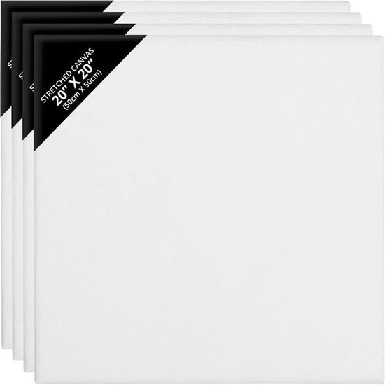 Kit 12 Toiles Pré-dessinées 8x8 Pouces Pour Peinture Adulte - Affrolling