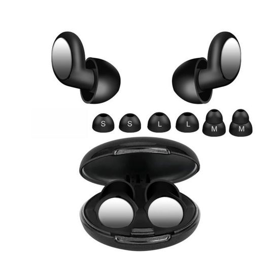 Bouchons D'Oreilles Boules Quies Silicone Souple – Réutilisables 25-35 DB – Anti-Bruit Sommeil, Voyage & Concentration