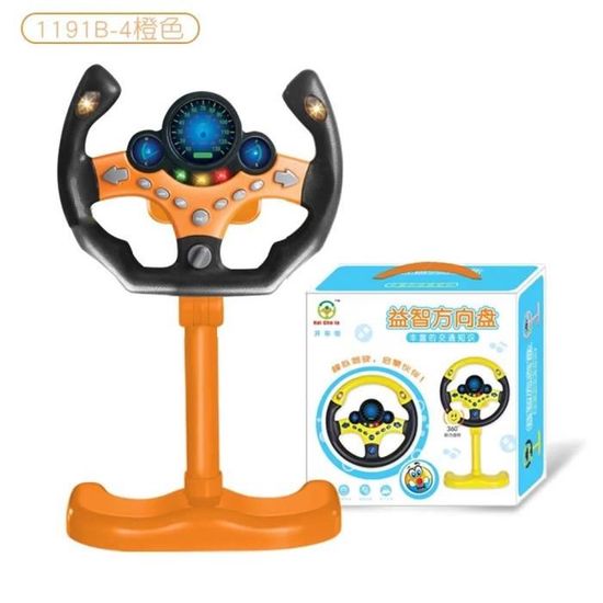 Simulateur De Conduite Steerjoy LYEAA - Volant Jouet éducatif Avec Sons, Pour Enfants 3-6 Ans
