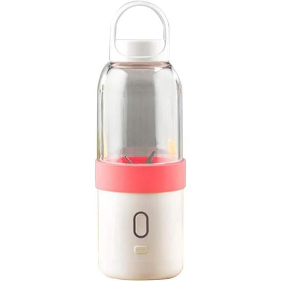 Mélangeur Portable, Presse-agrumes sans Fil Rechargeable par USB 500 Ml, Mini Mixeur Portable pour la Maison, le Bureau, la Salle de Sport et les Voyages, Batterie au Lithium