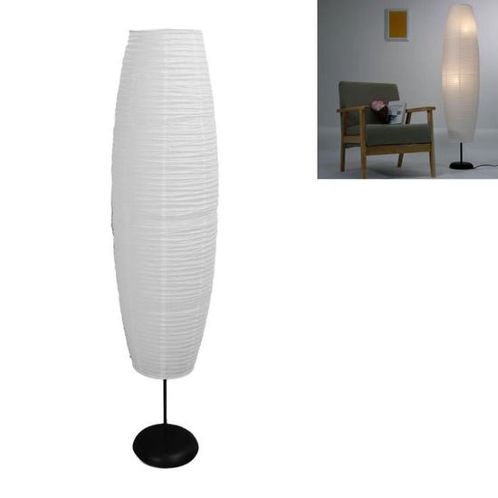 Décoration Lumineuse Douce Abat-jour Papier De Riz 110cm Euyaita - Blanc, Pour Lampadaire, Décoration Salon Chambre Lumière Douce Non éblouissante