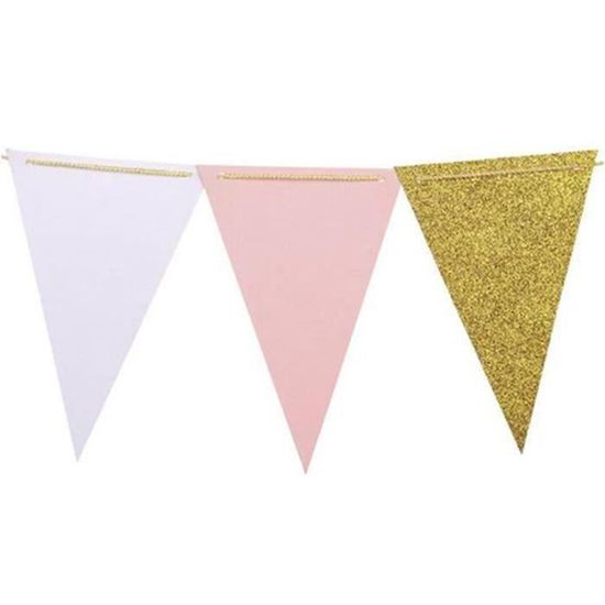 5PCS Ballons Cœur Rose Et Mot Mum + 1 Set Bannière Banderole