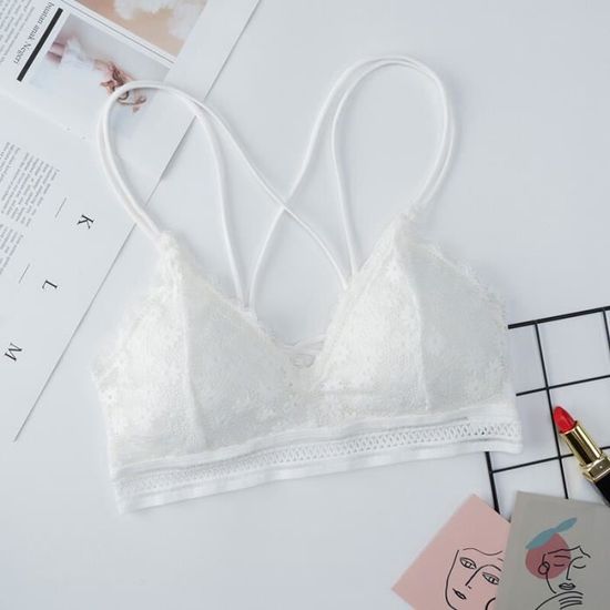 Brassière Femme Sans Armature Comfit - Soutien Push Up, Dentelle, Anti-affaissement, Confortable
