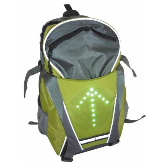 Sac a Dos Clignotant 18 litres NomadLED pour velo trottinette roller. Cdiscount Sport