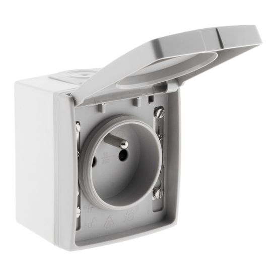 Vimar Arké Presa 2P+T 16A universale grigio