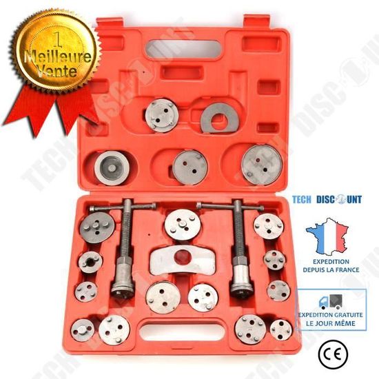 Repousse Piston Universel 21 Pièces - Kit Frein à Disque Pour Voiture