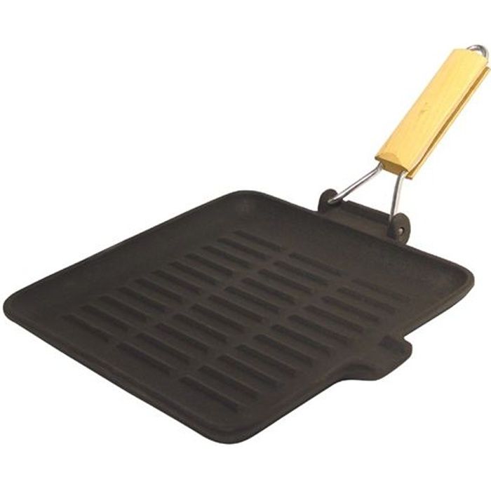 GRILL CARRE FONTE 24X24 CM