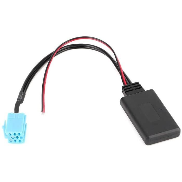 Adaptateur Bluetooth Avec Câble Mini ISO Pour Autoradio Blaupunkt Becker - 12V - Garantie 2 Ans