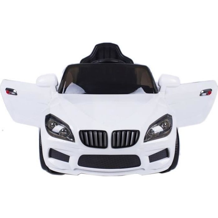 X5 Sedan 12v voiture électrique enfants avec télécommande Blanc - Voiture électrique pour enfant avec batterie 12v et télécommande