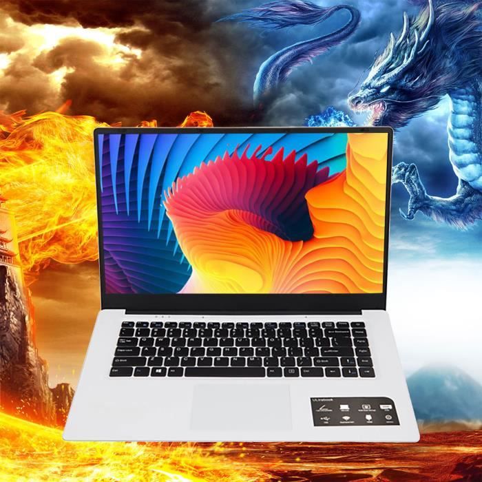 Ordinateur Netbook Quad-core de bureau mince et léger 15,6 pouces 6 + 64G Windows10 - Miaienu z1