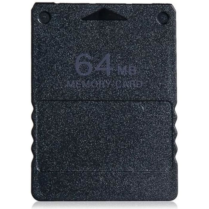 Carte mémoire 64 Mo pour PS2 (noir)