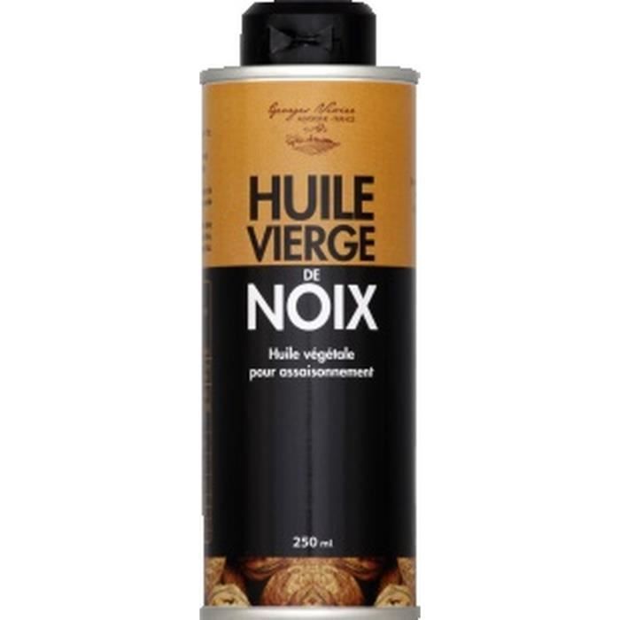 Huile vierge de noix - Georges Nivier - Auvergne - bouteille 250ml