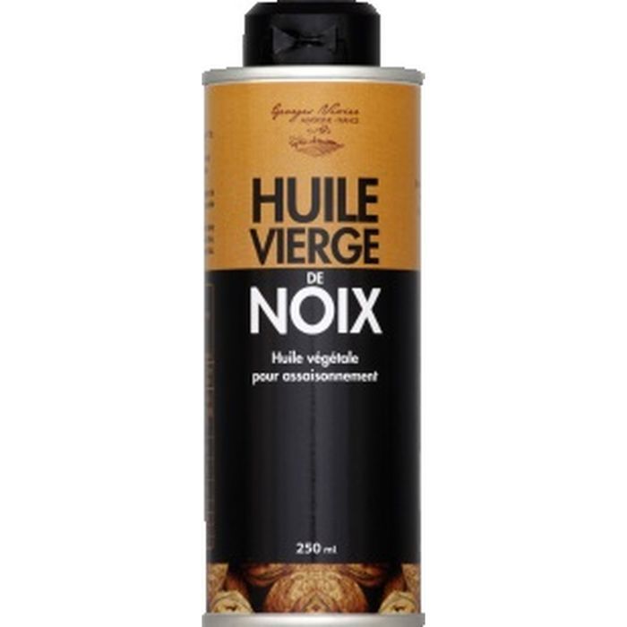 Huile vierge de noix - Georges Nivier - Auvergne - bouteille 250ml