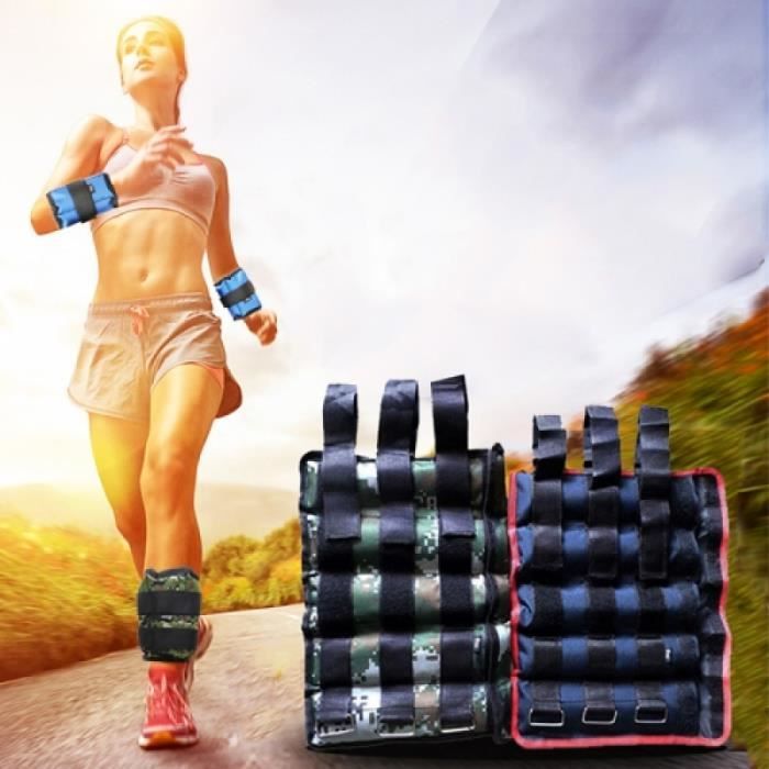 Pack Produits De Fitness - Pack Produits Musculation - Une paire de poids de cheville de matériel de chargement de remise en forme