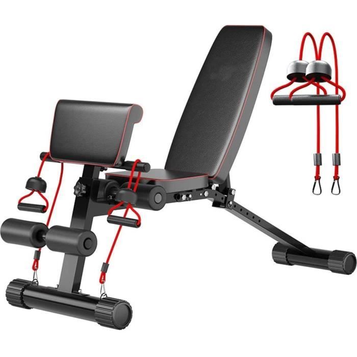 BANC DE MUSCULATION Banc inclinable Banque de Musculation Banc de sé ance d'entraî nement Multi-entraî nement p259