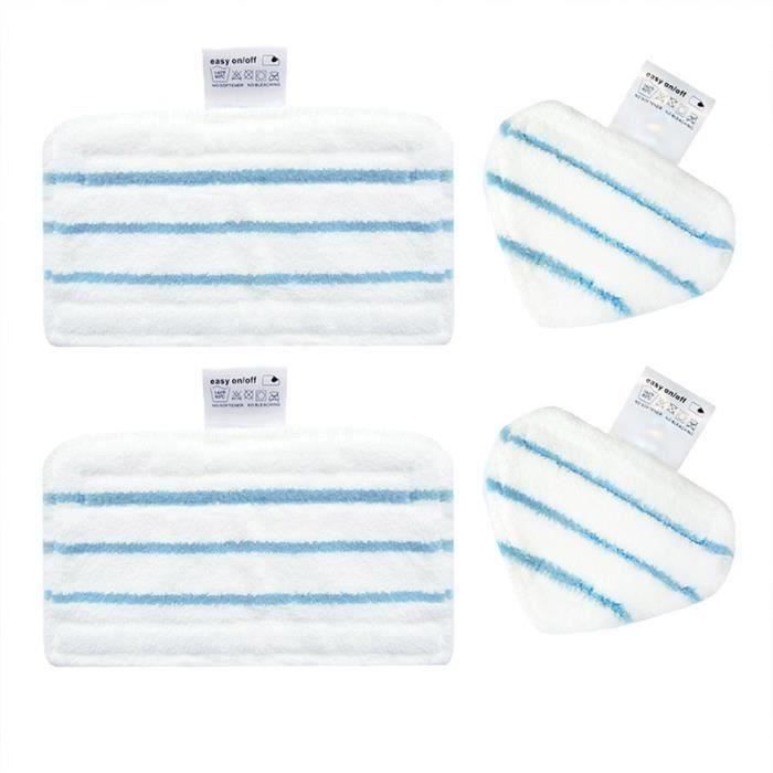 Kit des Lingettes Microfibres Rectangulaires et Triangulaires pour les Balais Black+Decker FSM1630 Deluxe (Alternative à FSMP20,