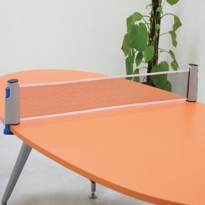 Téléscopique Filet de tennis de table Portable filet Kit de ping-pong - couleur aléatoire
