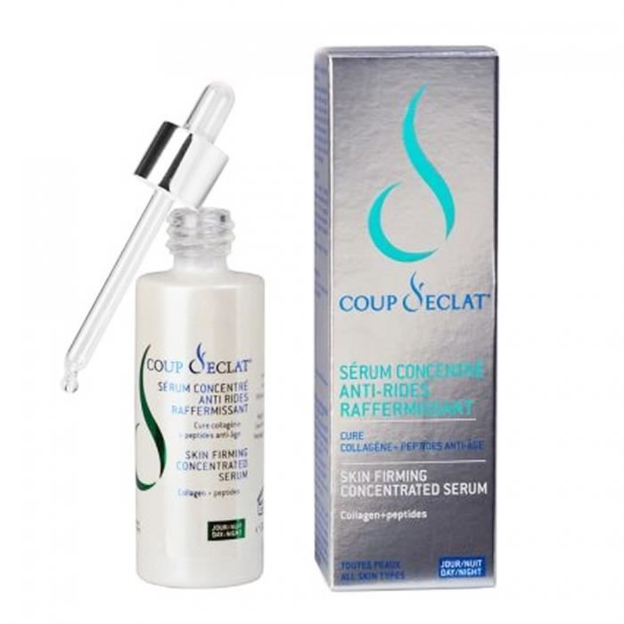 Coup d Eclat Serum Concentré Anti-rides Raffermissant 30ml