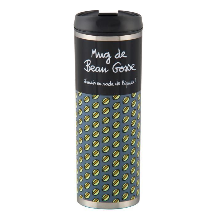 Mug de Voyage Isotherme BEAU GOSSE Pour Café Bureau Grand Idée Cadeau Humoristique Original Homme Garçon - DLP Derrière La Porte