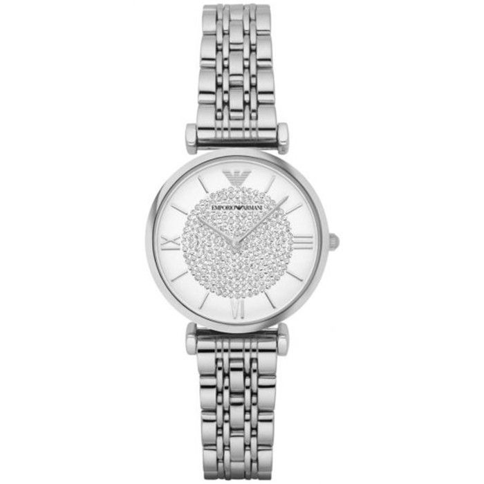 Emporio Armani 2 ZEIGER AR1925 Montre Bracelet pour femmes Point Culminant de Design