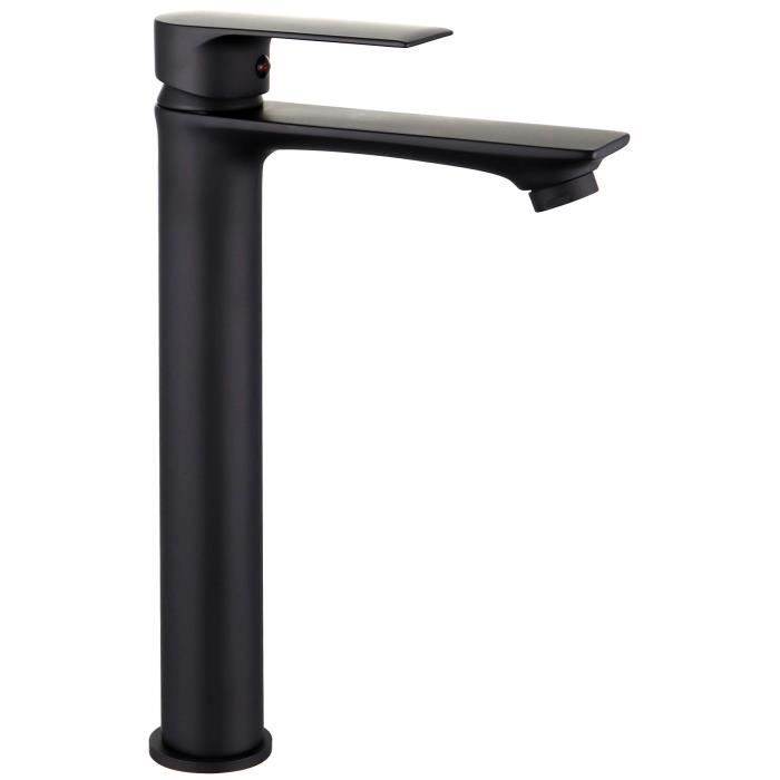 EUROSANIT Mitigeur noir pour vasque NYTIA by eurosanit