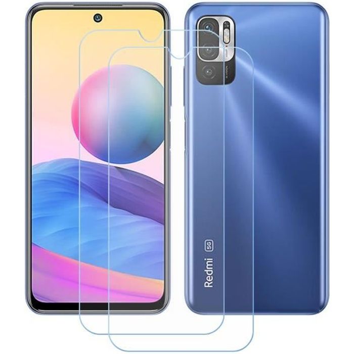 FZ 2 Pack Verre Trempé pour Redmi Note 10 5G (6,5-), HD Vitre Protection Film Anti-Chocs Film Protecteur