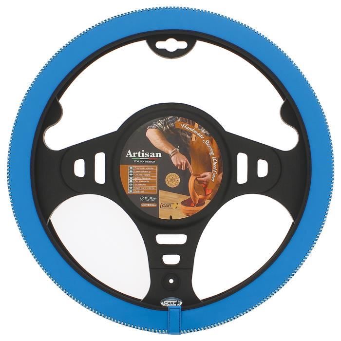 couvre volant Artisan bleu fiat punto - diamètre volant 37/39cm