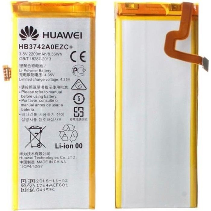 Originale Batterie Huawei HB3742A0EZC+ Pour Huawei P8 Lite