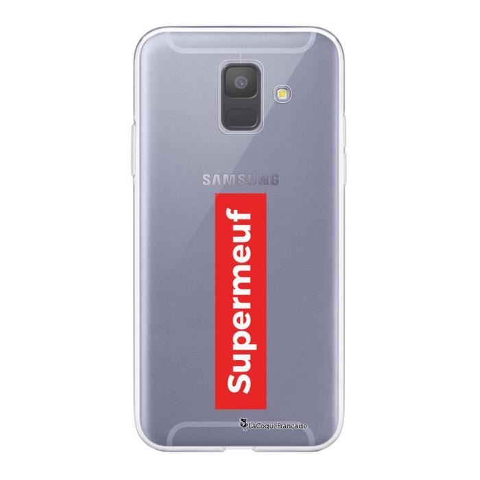 Coque Samsung Galaxy A6 2018 360 intégrale transparente SuperMeuf Ecriture Tendance Design La Coque Francaise