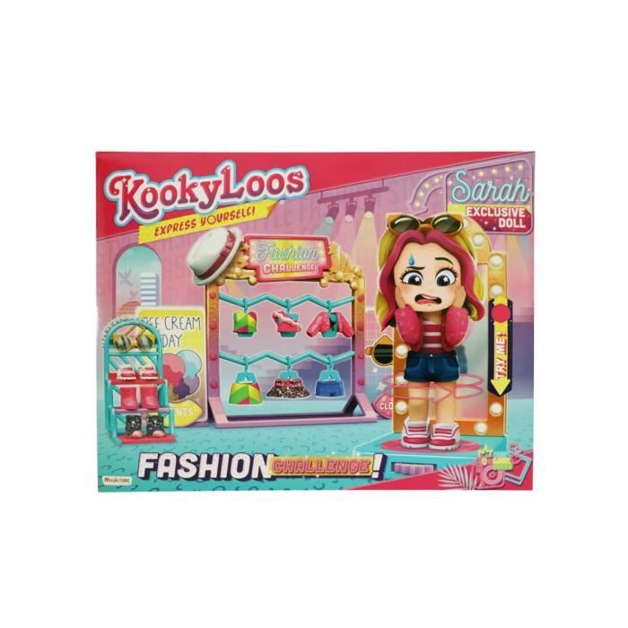 Kit Poupee avec accessoires KookyLoos Fashion Challenge Sarah