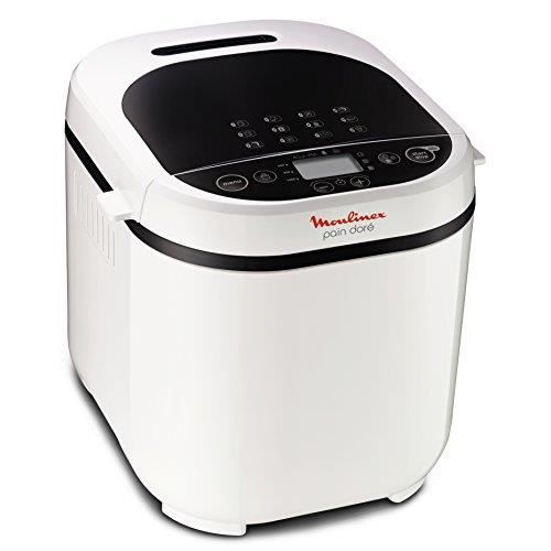 Moulinex OW210130 Machine à Pain 12 Programmes Plastique Blanc 31 x 29 x 29 cm OW210130