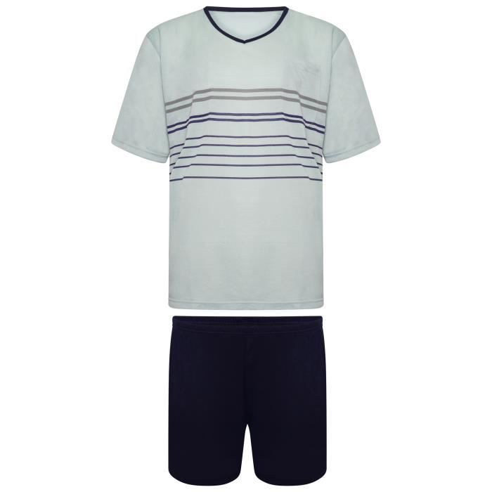 i-Smalls Ensemble de Pyjama Court en Coton doux pour Hommes