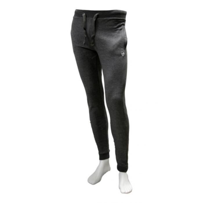 PANTALON SERGIO TACCHINI GRIS MELANGE BLANC 10009