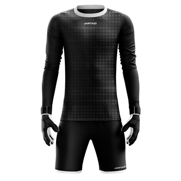Jartazi vêtements de gardien de but Genoa polyester hommes noir/blanc
