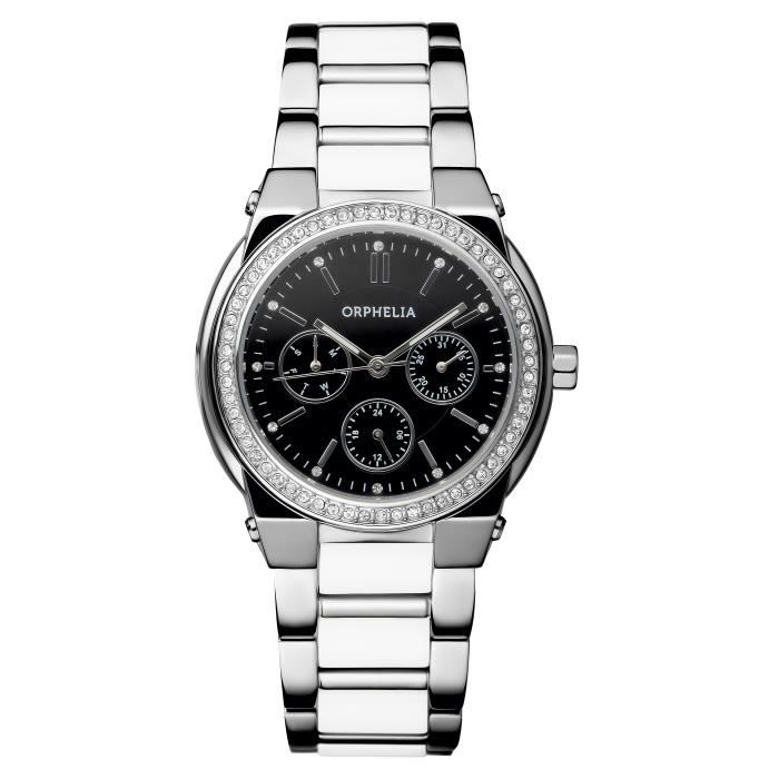 ORPHELIA - Montre Femme - Quartz Multi Dial - Bracelet Céramique Multicolore - 153-2720-48
