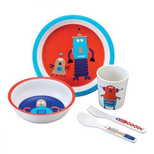 Coffret Repas & Coffret - Coffret Cadeau 5 Pièces Scintillant Les Robots