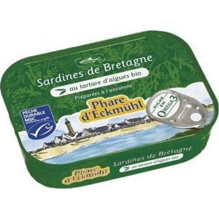 Sardines au tartare d’algues 135gr msc (ipip-cib)