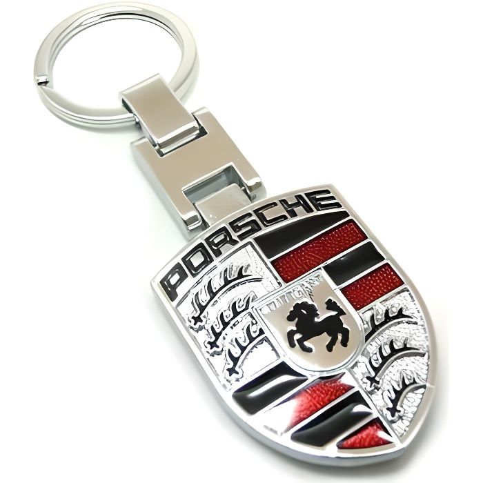 Porsche Argent Porte-clés