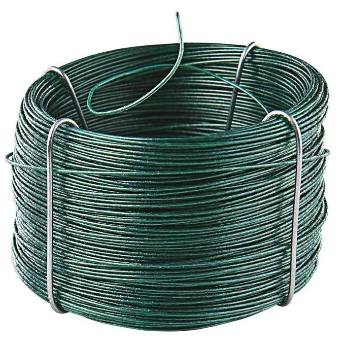 Rouleau de fil de fer plastifié 50 Mètres