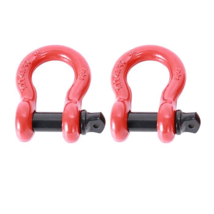 Manille de récupération de véhicule 2Pcs de de durable pour voiture de VEHICULE A CONSTRUIRE - ENGIN TERRESTRE A CONSTRUIRE