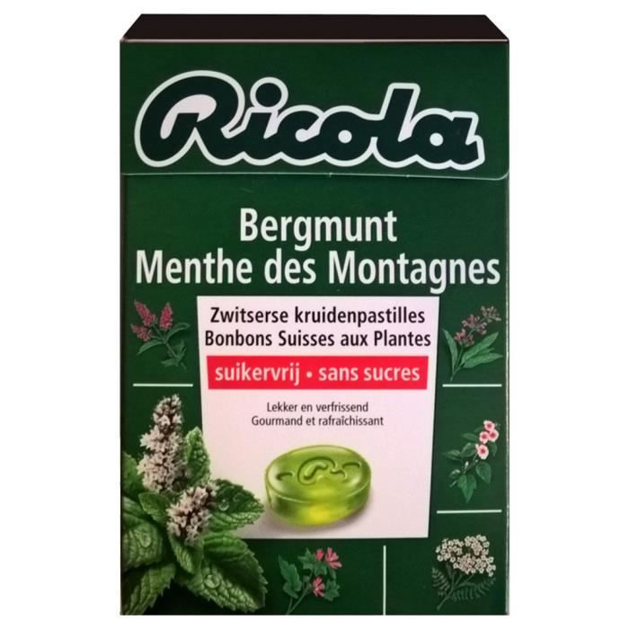 Ricola - Ricola Menthe Des Montagnes (lot de 6)