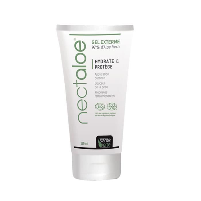 sante verte nectaloe gel externe hydrate et protege bio 150ml