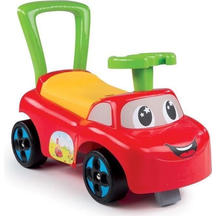 SMOBY Porteur Enfant Auto Rouge Premier Age